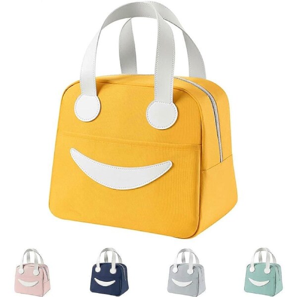 Insulated Lunch Bag Cute Tote Bag Easy Clean Lunch Box Bag