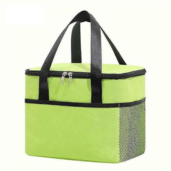 1pc Thicker Portable Thermal Ice Bag; Oxford Handle Lunch Box Bag; Outdoor Lunch Bag