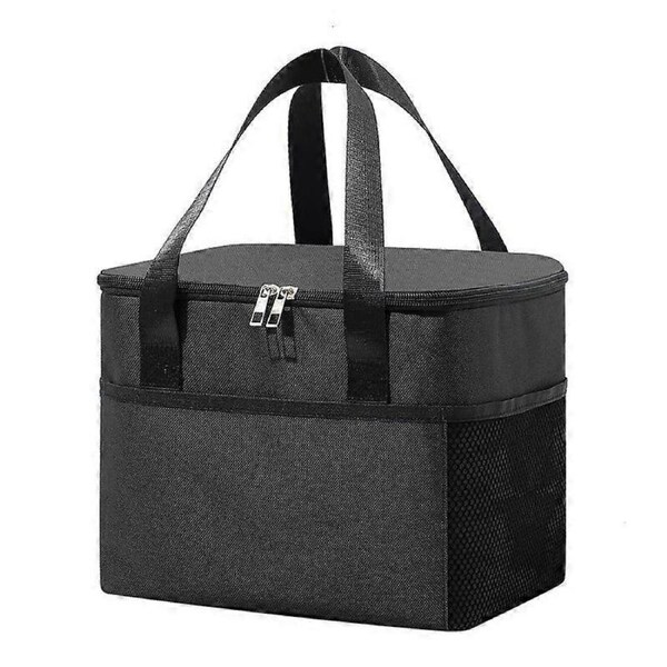 1pc Thicker Portable Thermal Ice Bag; Oxford Handle Lunch Box Bag; Outdoor Lunch Bag