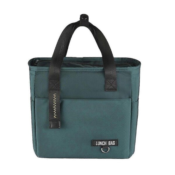 Lunch Box Bag Portable Bento Bag Large Capacity Picnic Insulation Bag Waterproof Lunch Bag,green