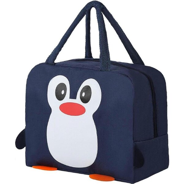 Insulated Lunch Bag, Reusable Cooler Bag, Cartoon Lunch Box Container, Tote Lunch Bag with Zipper, Easy Clean Lunch Box Bag for Women, Men, Student an