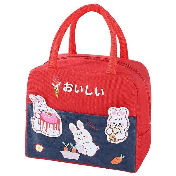 Lunch Box Lunch Bag,Reusable Small Leakproof Cooler Cute Lunch Box Bags for School Work Office Picnic or Travel