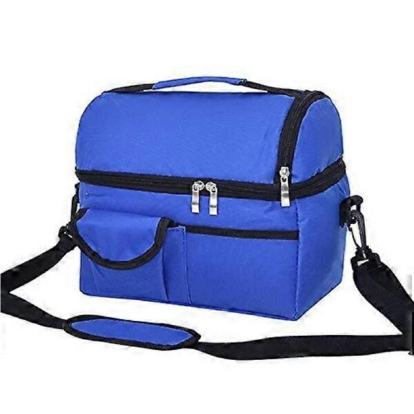 Picnic bag Oxford Cloth Grid Insulated Bag Lunch Box Bag Insulated Bag Lunch Bag Picnic Backpack(7)
