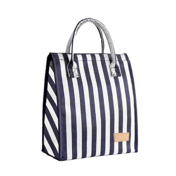 Fashion Waterproof Canvas Lunch Bags For Women Kids Men Cooler Lunch Box Bag