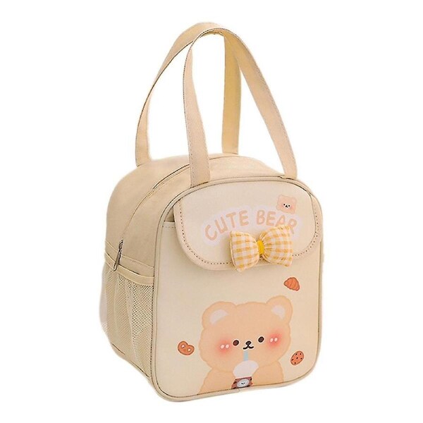 Kawaii Lunch Bag For Girls Cute Lunch Box Bag Insulated Bag Reusable Tote Bag For Hot Or Cold Work