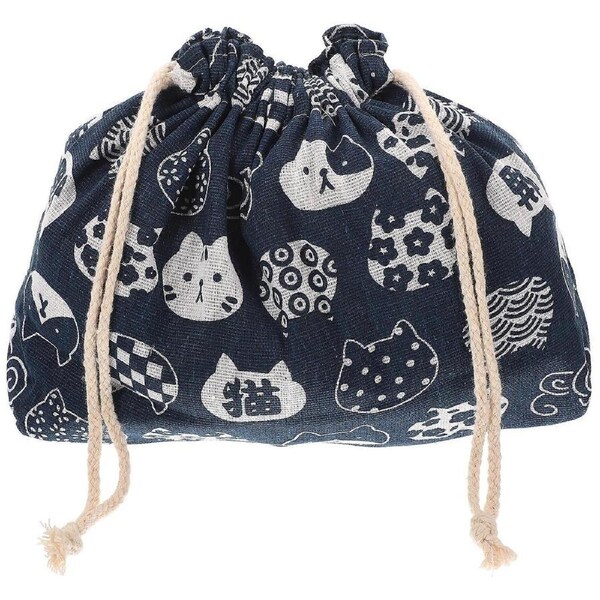 Drawstring Lunch Bag Portable Lunch Bag Reusable Bento Box Bag Lunch Box Bag