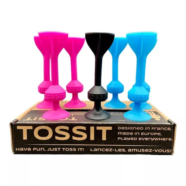 TOSSIT Game Original Starter Pack (Light Blue/Pink)