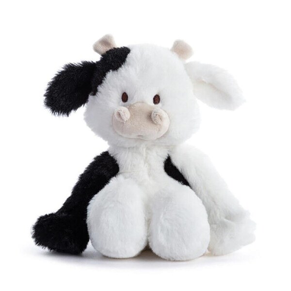 Demdaco Plush 13cm Cow Black & White, Whitehill 5004820223