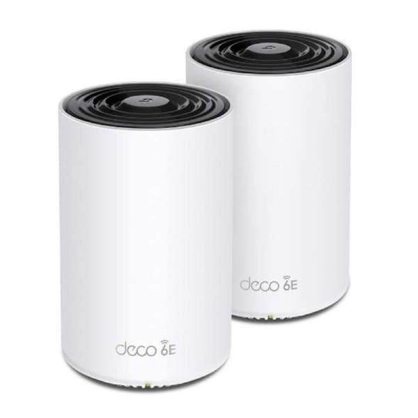 TP-Link Deco XE75 AXE5400 Tri-Band Mesh Wi-Fi 6E System (2-pack) 574 Mbps at 2.4 GHz + 2402 Mbps at 5 GHz + 2402 Mbps at 6 GHz Deco XE75(2-pack)