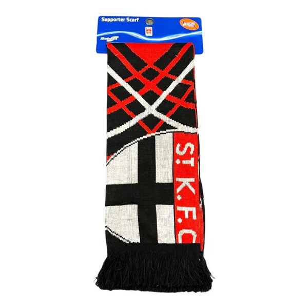 AFL St Kilda Saints Marble Knit Scarf Official AFL Brand New AU