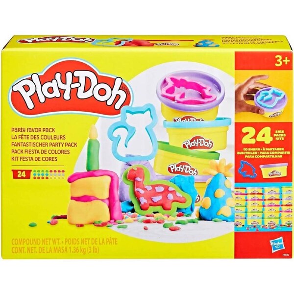 Play-Doh - Party Favor Pack 24 Pack Of Modeling Compound With Cutters - Hasbro
