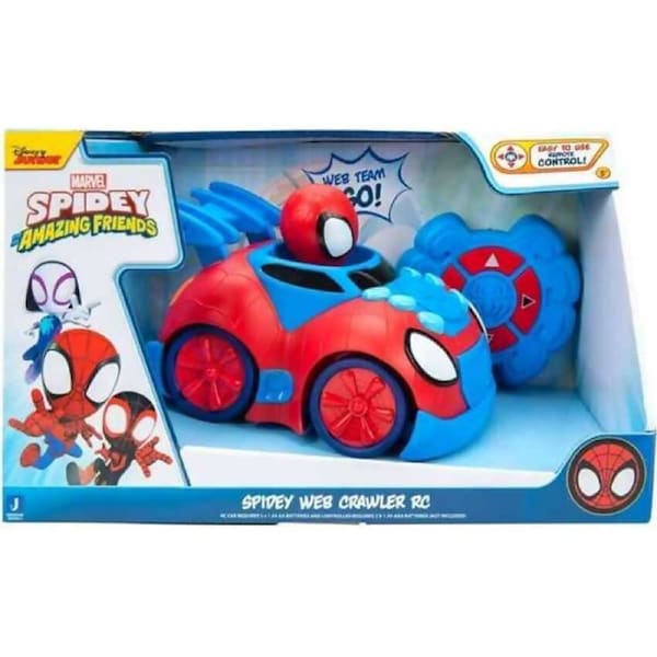 Marvel - Spidey And His Amazing Friends Spidey Web Remote Control Crawler