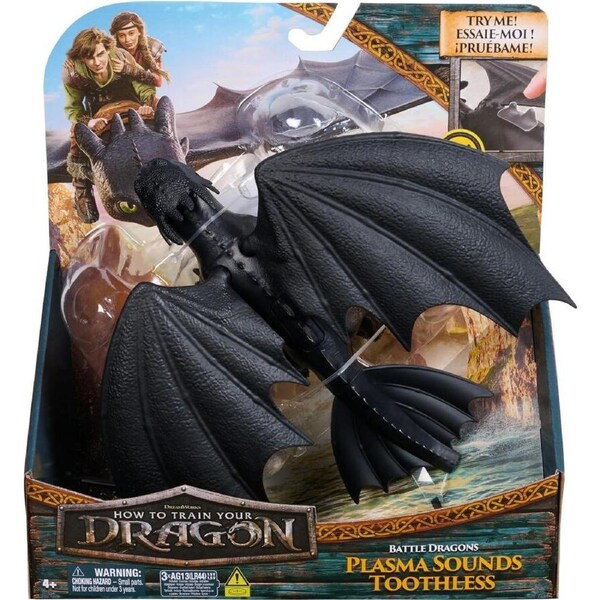 How To Train Your Dragon Battle Dragons: Plasma Sounds Toothless Action Figure