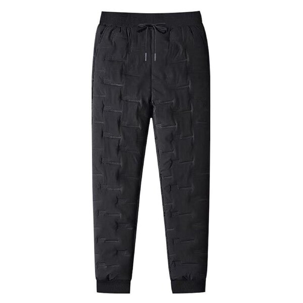 Men Winter Thicken Waterproof Warm Fleece Lined Pants Casual Joggers Trousers M