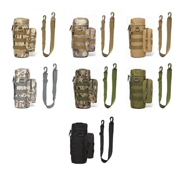 Kettle Bag Tactical Molle Water Bottle Carrier Holder Pouch Adjustable CP