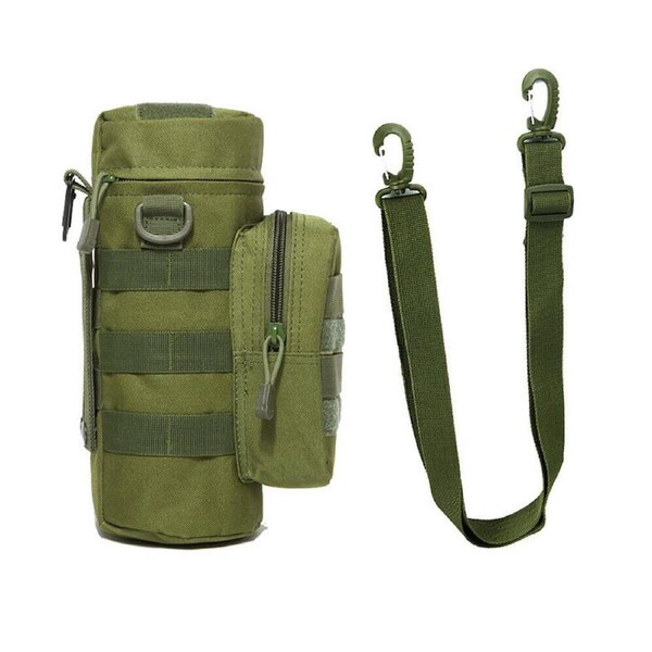 Kettle Bag Tactical Molle Water Bottle Carrier Holder Pouch Adjustable Army Green