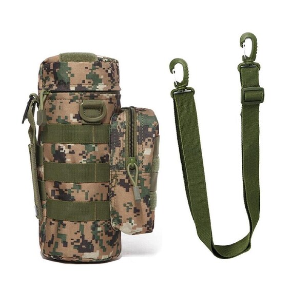 Kettle Bag Tactical Molle Water Bottle Carrier Holder Pouch Adjustable Jungle Digital