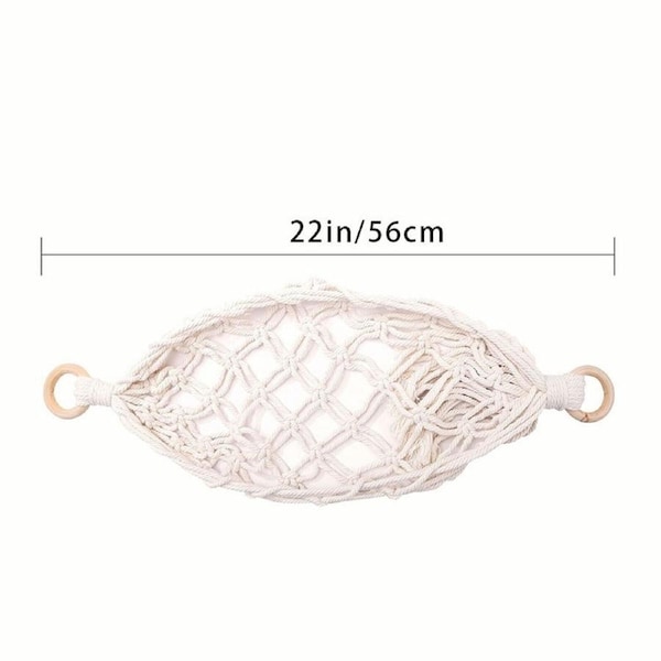 Fruit Hammock Net Shelf Storage Hanging Basket Dormitory Home Kitchen - 2 Styles B