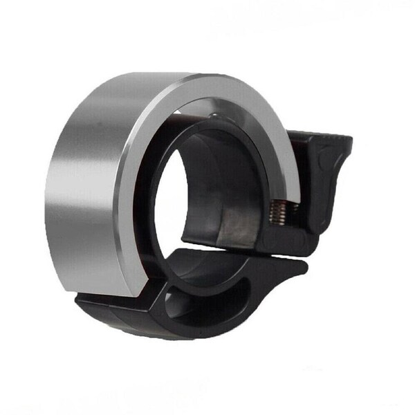 Bicycle Bell Aluminum Alloy Bike Bell Handlebar Alarm Ring Invisible Bell Silver