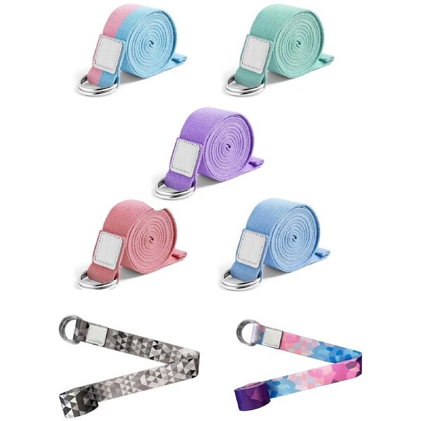 Essential Yoga Strap Stretching Band Yoga Belt Yoga Pilates Mint