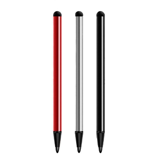 Universal Touch Screen Stylus Pen for iPad iPhone Samsung Tab LG HTC PDA GPS - 2pcs Black