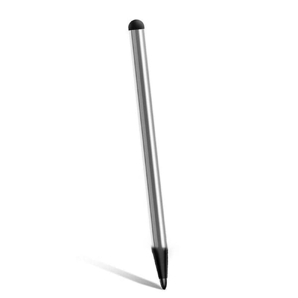 Universal Touch Screen Stylus Pen for iPad iPhone Samsung Tab LG HTC PDA GPS - 2pcs Silver