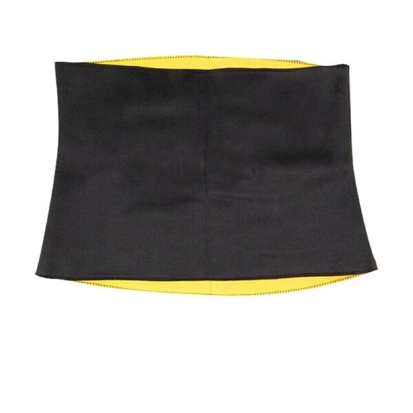 Hot Fit Body Shaper Slimming Belt Waist Trainer Tummy Trimmer Sweat Fat Burn L