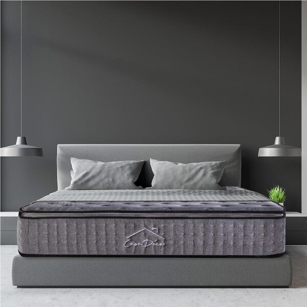 Casa Decor Pillowtop Bamboo Charcoal Pocket Spring Mattress (Single, King Single, Double, Queen, King) Single