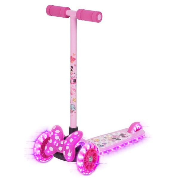 Disney Minnie Mouse 3D Light Up Tri Scooter