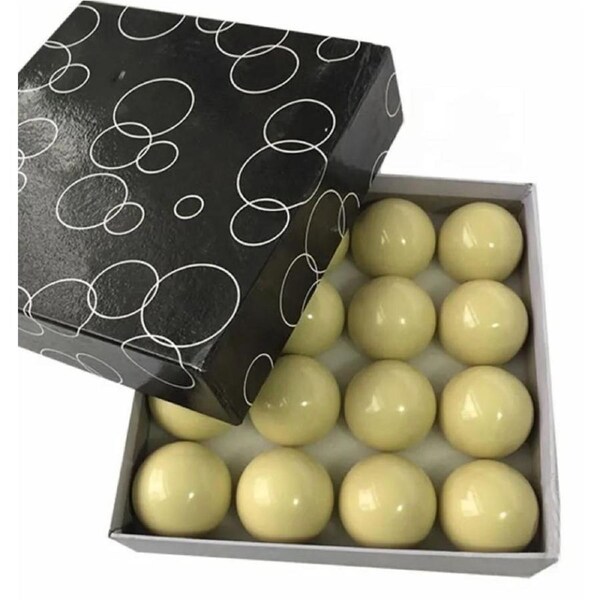 BOX Pool Snooker Billiards Table White Cue Balls Professional 16 x 2 & 1/16 inch