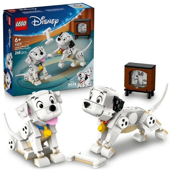 LEGO Disney Lucky and Penny 101 Dalmatians Puppies (43271)
