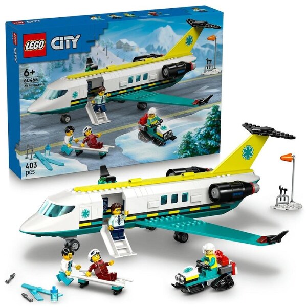 LEGO City Emergency Air Ambulance Airplane (60465)