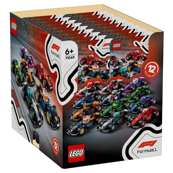 LEGO Minifigures F1 Collectible Race Cars Case (71049)
