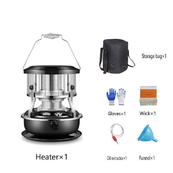 Kerosene Heater Oil Heater for Winter Heating Indoor Oil Heater Kerosene Space Heater 4.5L Capacity Kerosene Stove for Patio, Fishing