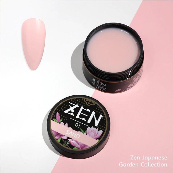 ZEN Builder Hard Gel Nail - #01 Sand - Japanese Garden Collection - 50ml