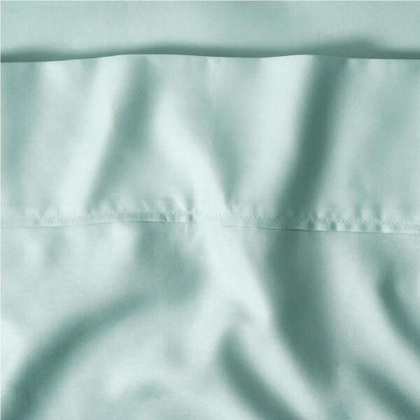 Sheraton Luxury Maison Fitted Sheet Set 1000TC Cotton Rich Aqua Double