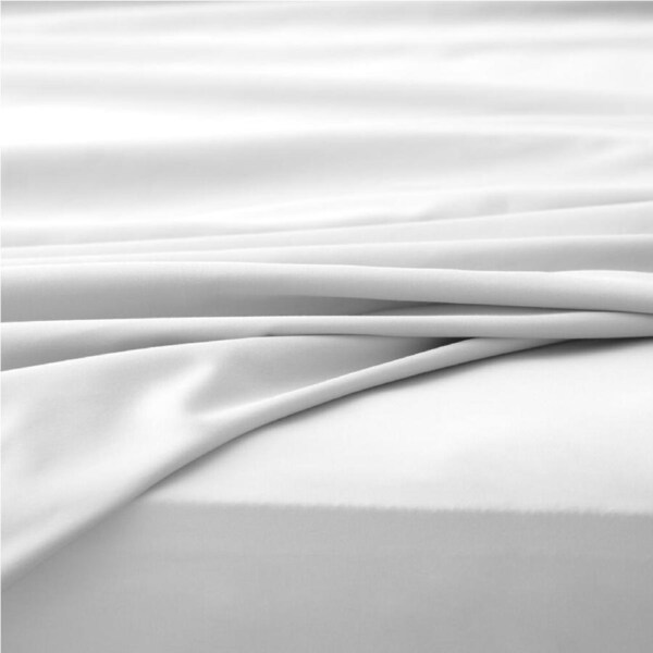 Morrissey Fitted Sheet 1200TC White Luxe Soft King