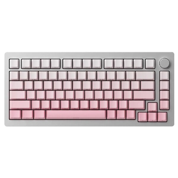 MonsGeek M1W HE-SP RGB Keyboard Yellow Magnetic Switch Silver