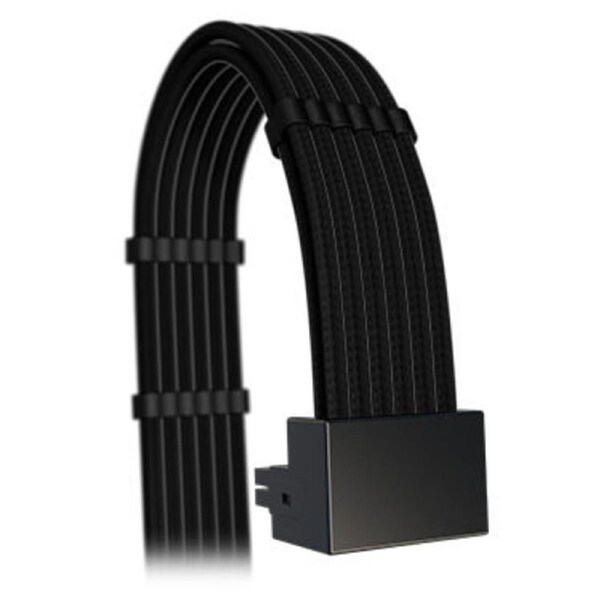 CableMod RT-Series Pro ModMesh 12V-2x6 90 Deg. Quad 8-Pin Black