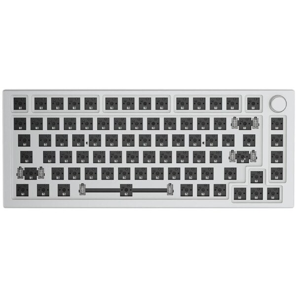 Glorious GMMK Pro 75 Barebone Keyboard White Ice