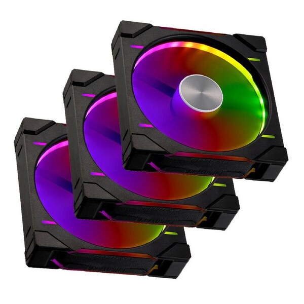 Phanteks D30 140mm PWM Fan Digital RGB Black Regular 3 Pack