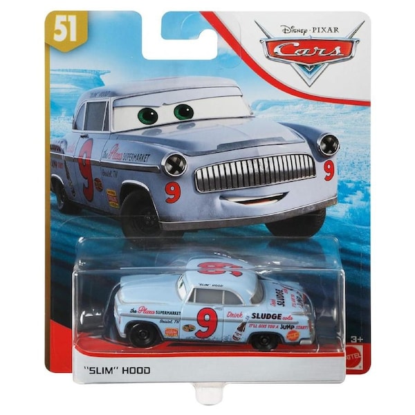 Disney Pixar Cars Slim Hood Diecast Car