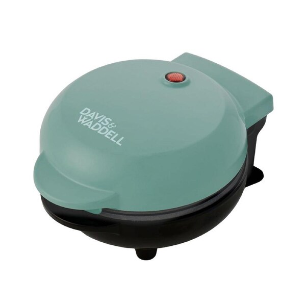 Davis & Waddell Electric Mini Waffle Maker 16cm Green, isAlbi DES0634