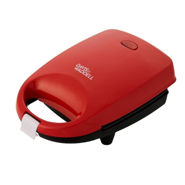 Davis & Waddell Electric Mini Jaffle Maker 15cm Red, isAlbi DES0633