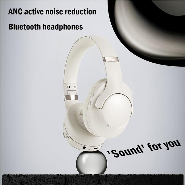 BDI Active Noise Cancelling Wireless Headphones with Hi-Fi Audio, Comfortable for Travel/Office/Game