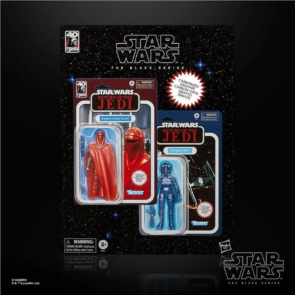 Hasbro - Star Wars The Black Series Royal Guard & Pilot 6-Inch Carbonized Collection Action Figure Two-Pack