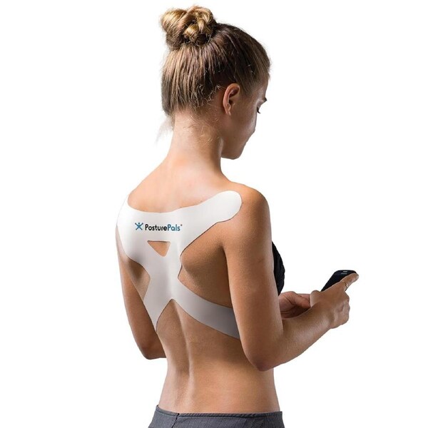 PosturePals X Shape Posture Corrector Support Tape - Large Pack of 5 - Waterproof, Versatile, Pregnancy & Injury Support