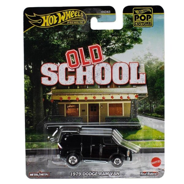 Hot Wheels Premium Pop Culture Old School 1979 Dodge Ram Van