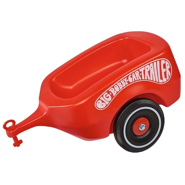 BIG Bobby Car Kids Ride On Vehicle Accessory Trailer Red