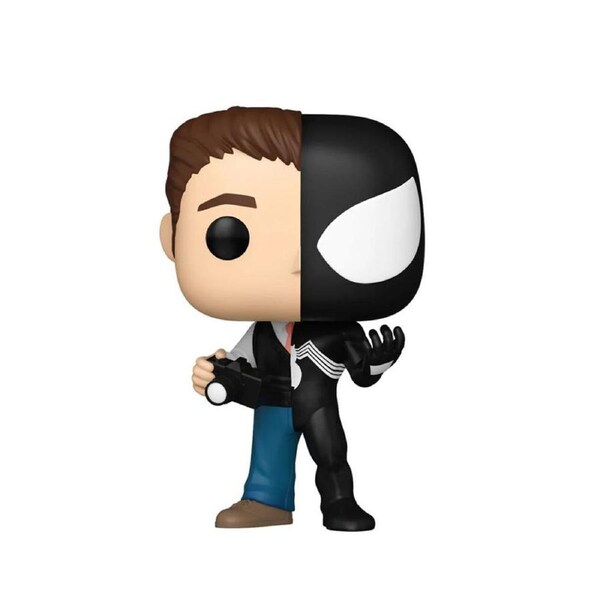 Funko Marvel Split Peter Parker Symbiote Suit Pop! Vinyl Figure